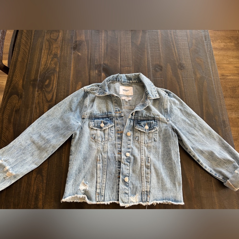 Vervet Light Wash Blue Denim Jacket - Women's Jean Jacket